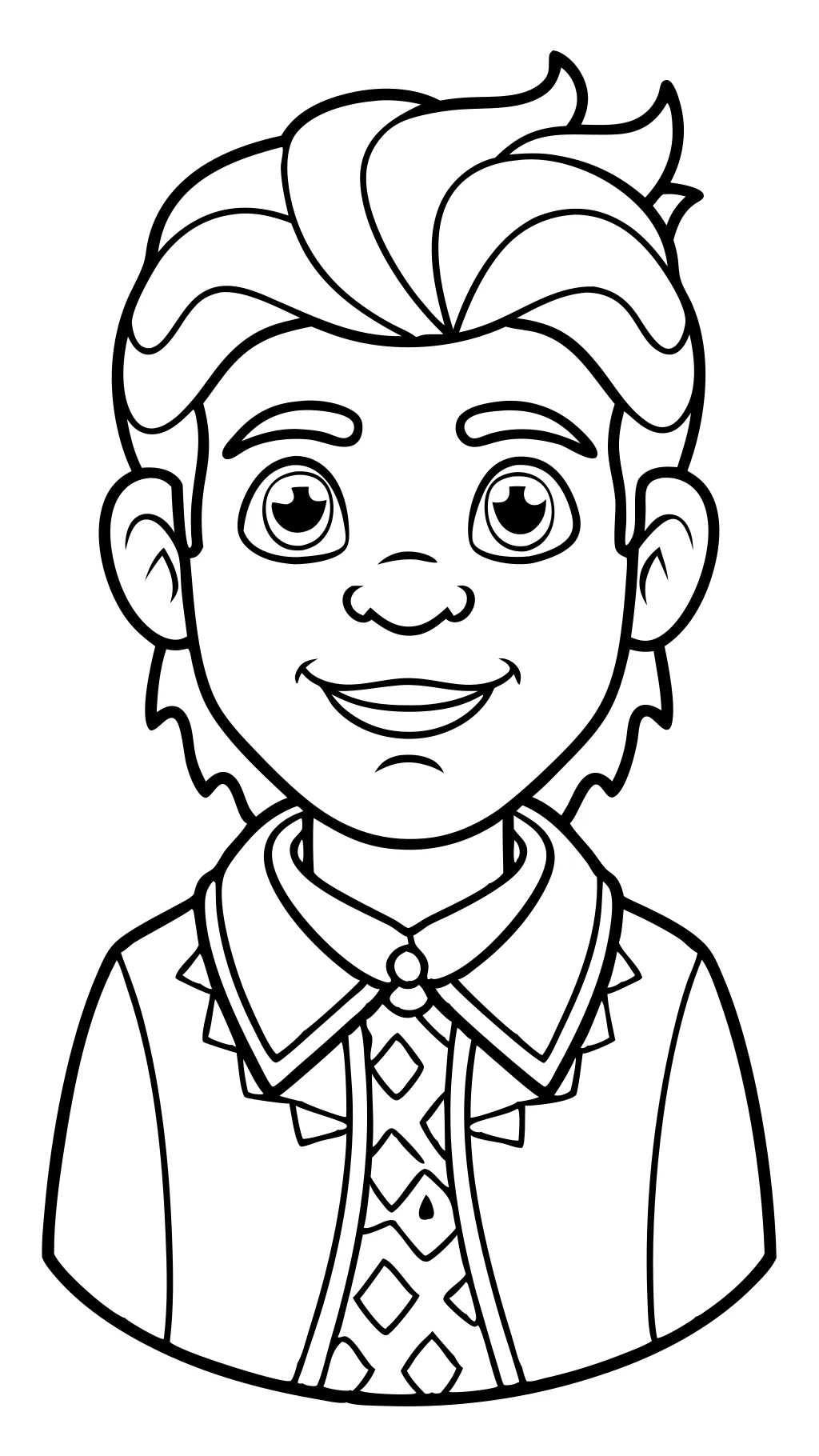 turn pic into coloring page